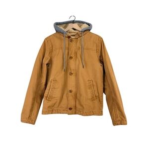 Aeropostale Canvas Workwear Jacket Men's XL Fleece Lined Utility Streetwear